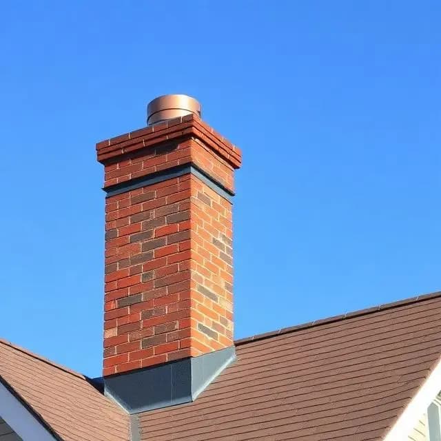 Chimney masonry detail